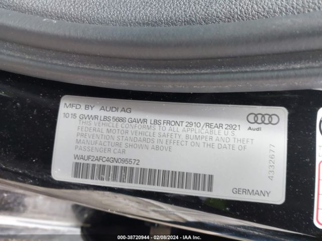 Photo 8 VIN: WAUF2AFC4GN095572 - AUDI S6 