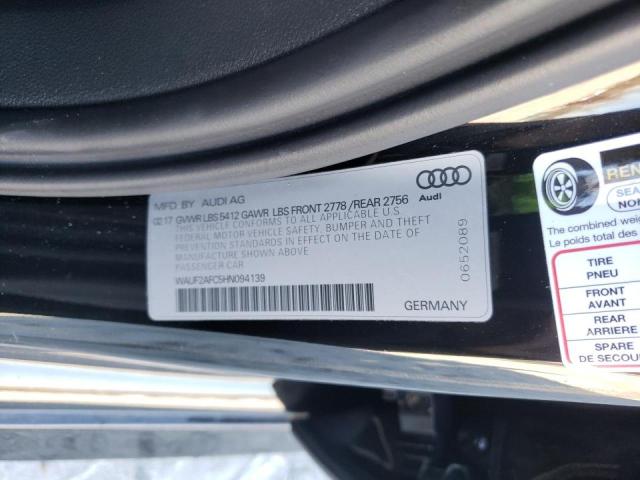 Photo 9 VIN: WAUF2AFC5HN094139 - AUDI UK 