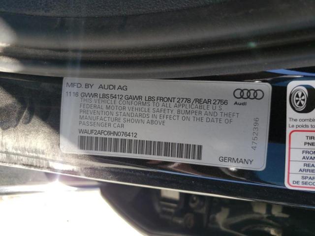 Photo 9 VIN: WAUF2AFC6HN076412 - AUDI A6 PREMIUM 