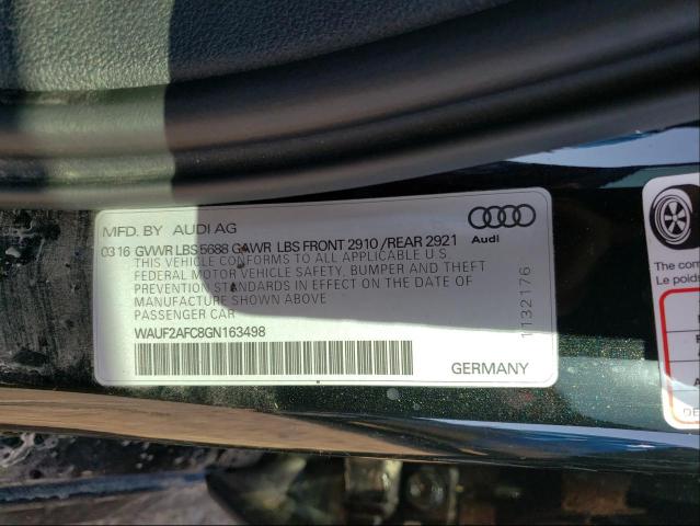 Photo 9 VIN: WAUF2AFC8GN163498 - AUDI S6 PREMIUM 