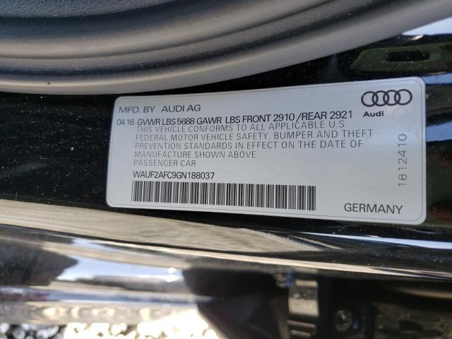 Photo 9 VIN: WAUF2AFC9GN188037 - AUDI S6 