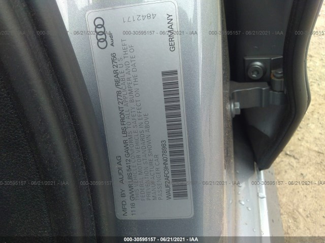 Photo 8 VIN: WAUF2AFC9HN078963 - AUDI A6 