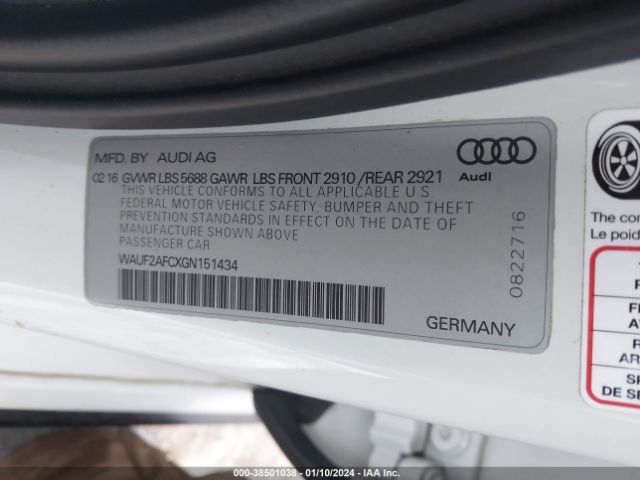 Photo 8 VIN: WAUF2AFCXGN151434 - AUDI S6 