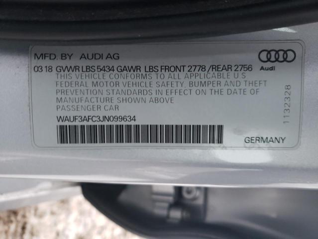 Photo 11 VIN: WAUF3AFC3JN099634 - AUDI A6 