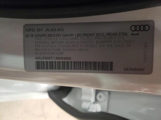 Photo 9 VIN: WAUF8AFC1JN094806 - AUDI A6 PREMIUM 