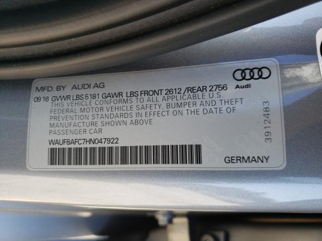 Photo 9 VIN: WAUF8AFC7HN047922 - AUDI A6 PREMIUM 