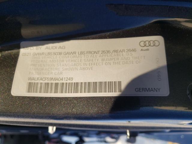 Photo 9 VIN: WAUFACF59MA041249 - AUDI A5 PREMIUM 