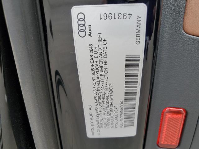 Photo 12 VIN: WAUFACF59PA030871 - AUDI A5 