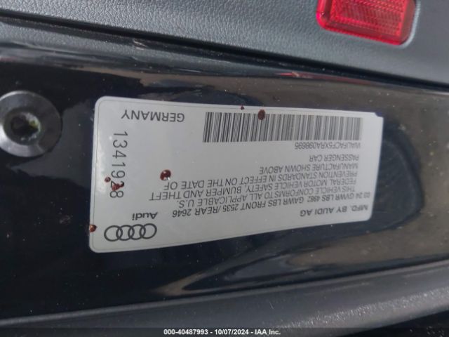 Photo 8 VIN: WAUFACF5XRA098695 - AUDI A5 