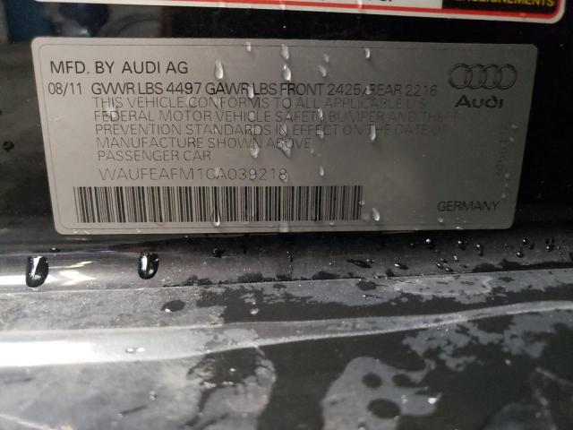 Photo 11 VIN: WAUFEAFM1CA039218 - AUDI A3 