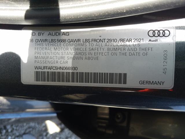 Photo 9 VIN: WAUFFAFC5HN066930 - AUDI S6 PREMIUM 