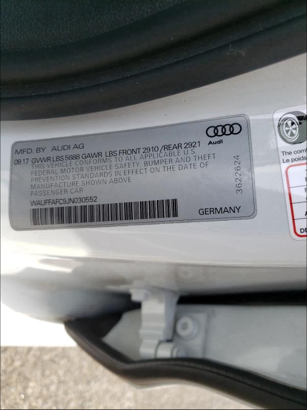 Photo 9 VIN: WAUFFAFC9JN030552 - AUDI S6 PREMIUM 