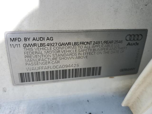 Photo 12 VIN: WAUFFAFL0CA094425 - AUDI A4 