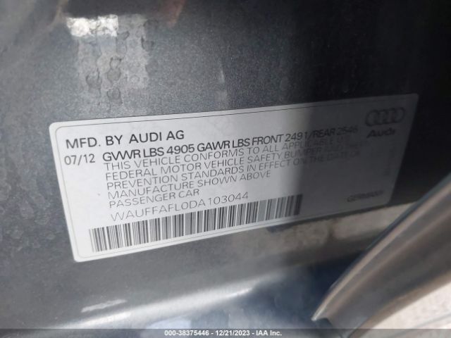 Photo 8 VIN: WAUFFAFL0DA103044 - AUDI A4 