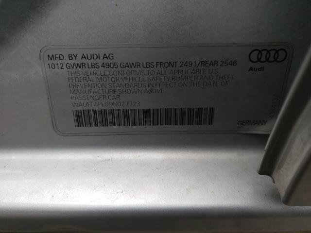 Photo 9 VIN: WAUFFAFL0DN027723 - AUDI A4 