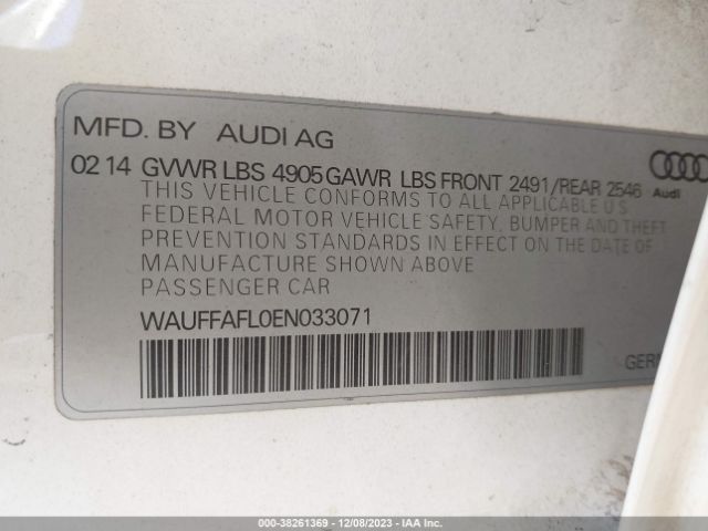 Photo 8 VIN: WAUFFAFL0EN033071 - AUDI A4 