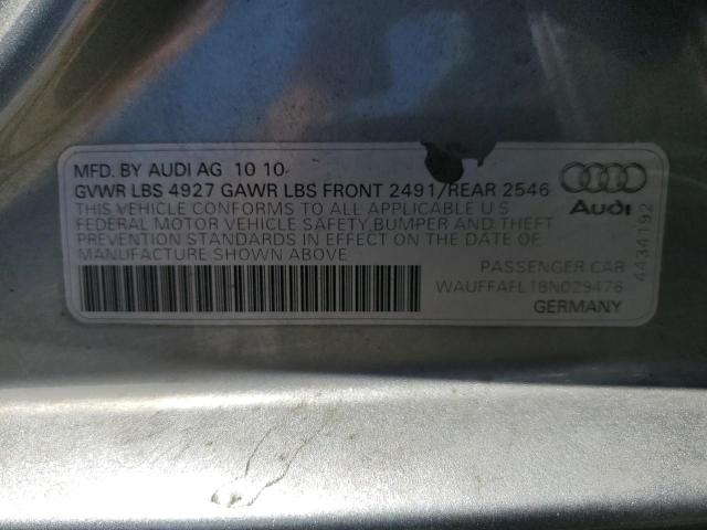 Photo 12 VIN: WAUFFAFL1BN029476 - AUDI A4 PREMIUM 