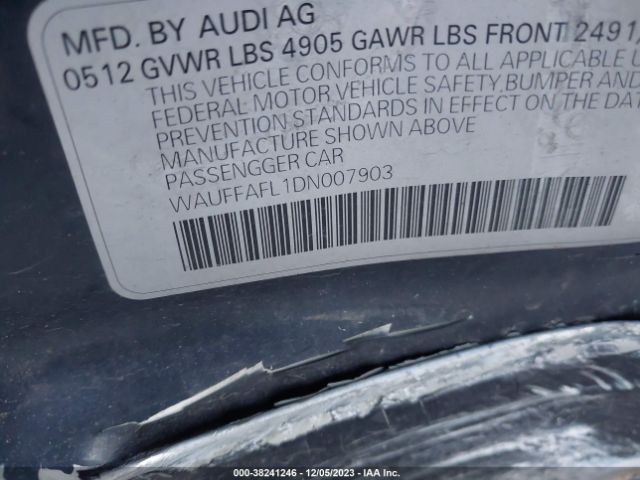 Photo 8 VIN: WAUFFAFL1DN007903 - AUDI A4 