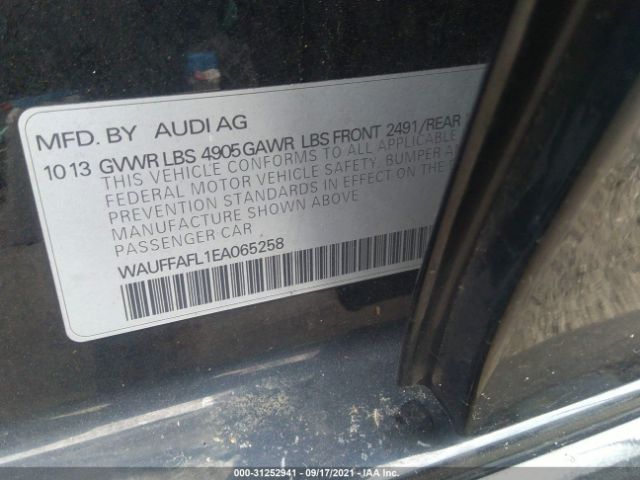 Photo 8 VIN: WAUFFAFL1EA065258 - AUDI A4 