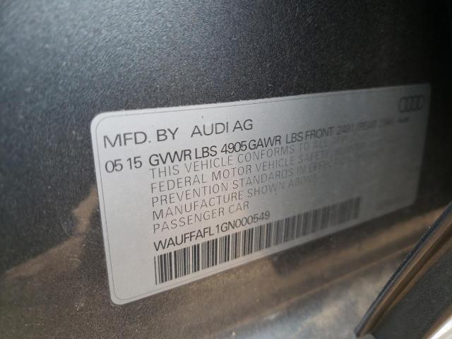 Photo 12 VIN: WAUFFAFL1GN000549 - AUDI A4 