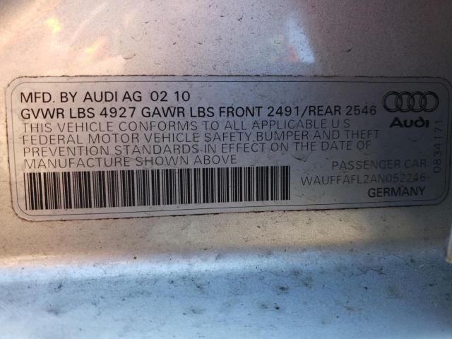 Photo 11 VIN: WAUFFAFL2AN052246 - AUDI A4 PREMIUM 