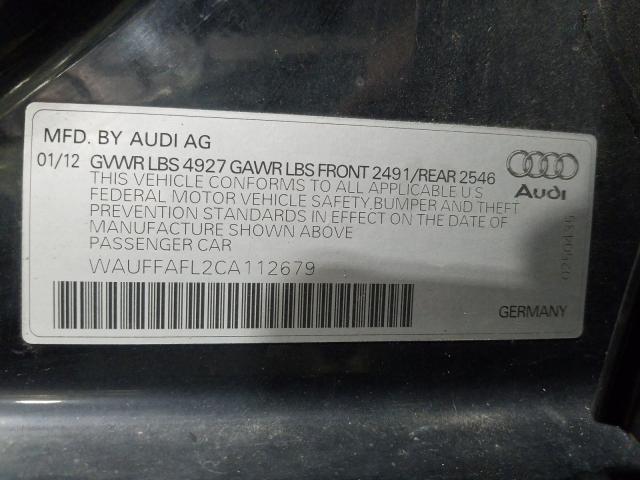 Photo 9 VIN: WAUFFAFL2CA112679 - AUDI A4 PREMIUM 