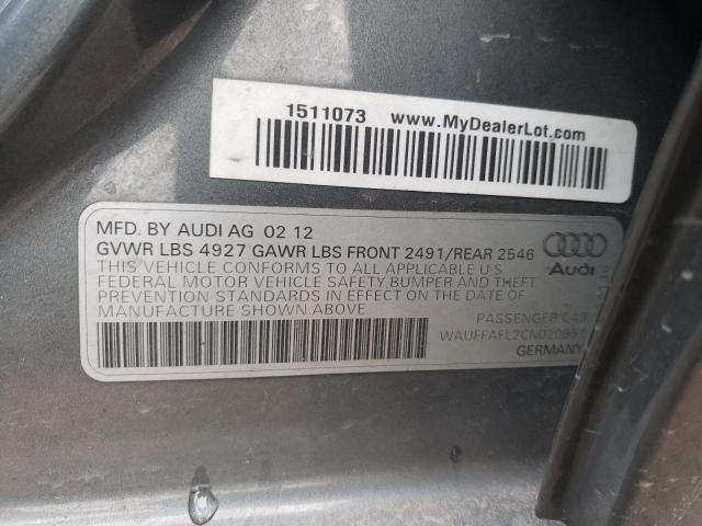 Photo 11 VIN: WAUFFAFL2CN020951 - AUDI A4 