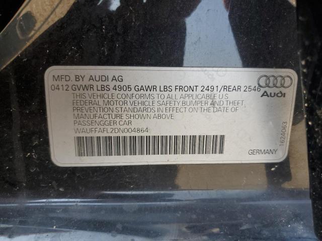 Photo 12 VIN: WAUFFAFL2DN004864 - AUDI A4 PREMIUM 