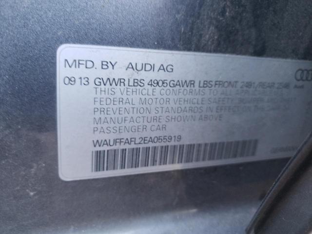 Photo 9 VIN: WAUFFAFL2EA055919 - AUDI A4 