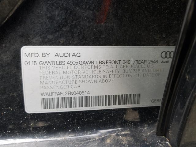 Photo 9 VIN: WAUFFAFL2FN040914 - AUDI A4 