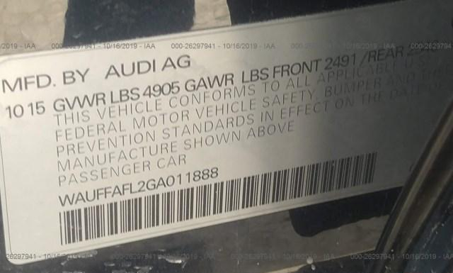 Photo 8 VIN: WAUFFAFL2GA011888 - AUDI A4 