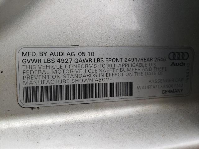 Photo 11 VIN: WAUFFAFL3AN067242 - AUDI A4 PREMIUM 