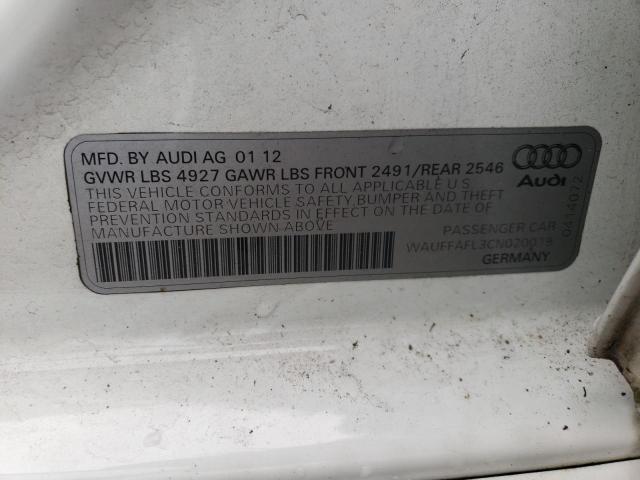 Photo 9 VIN: WAUFFAFL3CN020019 - AUDI A4 PREMIUM 