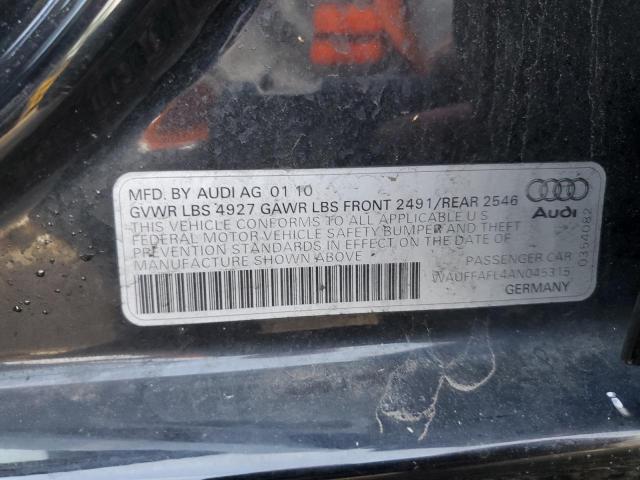 Photo 11 VIN: WAUFFAFL4AN045315 - AUDI A4 PREMIUM 