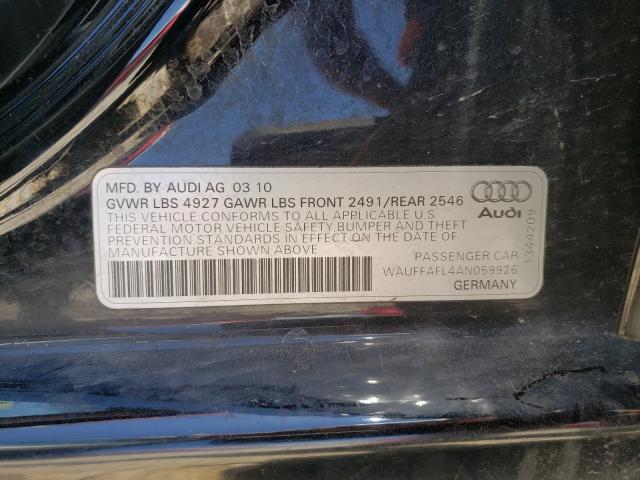 Photo 9 VIN: WAUFFAFL4AN059926 - AUDI A4 PREMIUM 