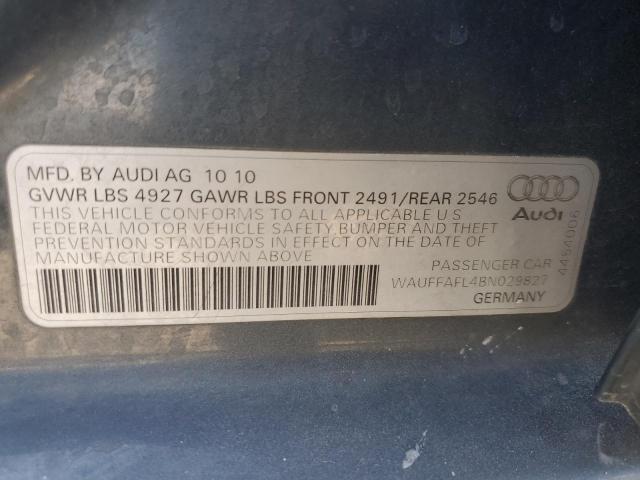 Photo 11 VIN: WAUFFAFL4BN029827 - AUDI A4 PREMIUM 