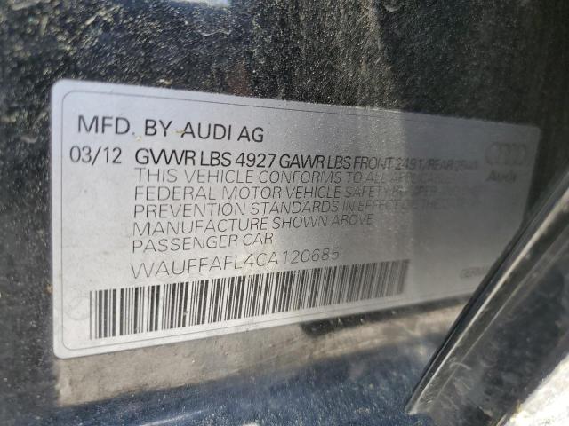 Photo 11 VIN: WAUFFAFL4CA120685 - AUDI A4 