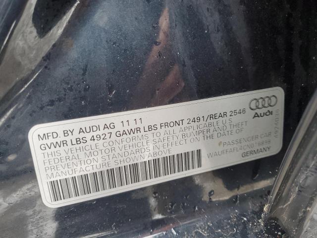 Photo 11 VIN: WAUFFAFL4CN016898 - AUDI A4 