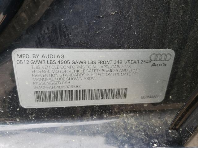 Photo 9 VIN: WAUFFAFL4DN006583 - AUDI A4 