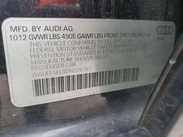 Photo 11 VIN: WAUFFAFL4DN026767 - AUDI A4 PREMIUM 