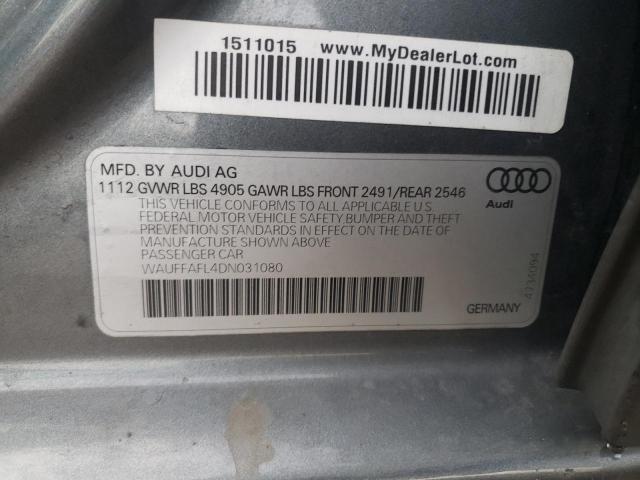 Photo 11 VIN: WAUFFAFL4DN031080 - AUDI A4 