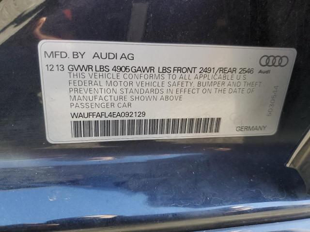 Photo 11 VIN: WAUFFAFL4EA092129 - AUDI A4 PREMIUM 