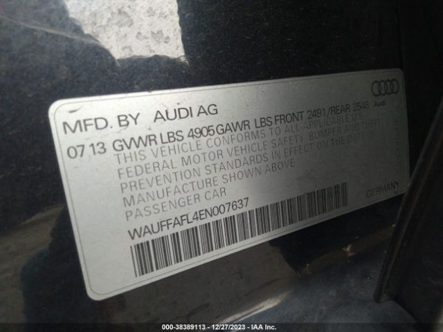 Photo 8 VIN: WAUFFAFL4EN007637 - AUDI A4 