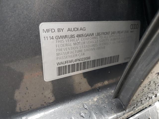 Photo 9 VIN: WAUFFAFL4FN022088 - AUDI A4 PREMIUM 