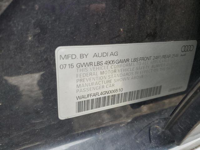 Photo 11 VIN: WAUFFAFL4GN006510 - AUDI A4 