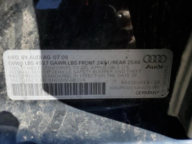 Photo 9 VIN: WAUFFAFL5AN012355 - AUDI A4 PREMIUM 