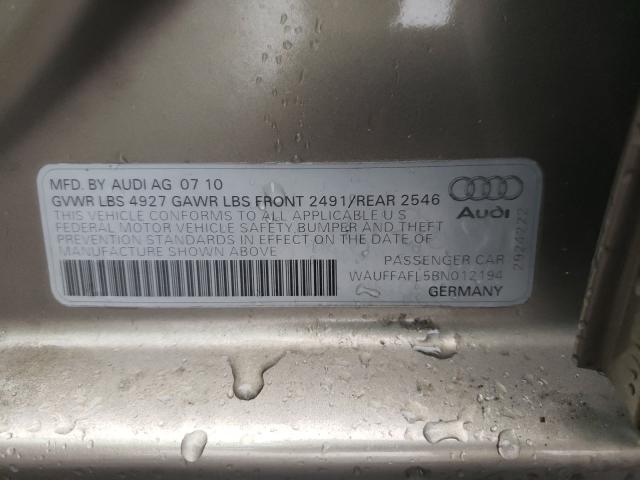 Photo 9 VIN: WAUFFAFL5BN012194 - AUDI A4 