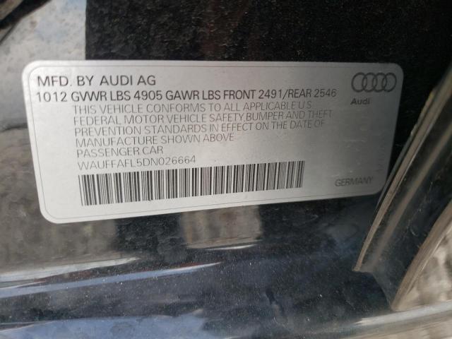 Photo 9 VIN: WAUFFAFL5DN026664 - AUDI A4 PREMIUM 