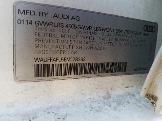 Photo 9 VIN: WAUFFAFL5EN028383 - AUDI A4 PREMIUM 