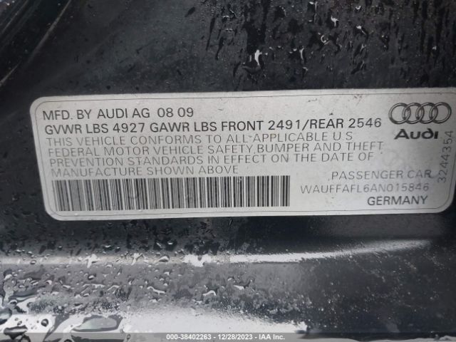 Photo 8 VIN: WAUFFAFL6AN015846 - AUDI A4 